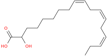 9,12,15 octadecatrienoic acid, 2 hydroxy , (9z,12z,15z) 